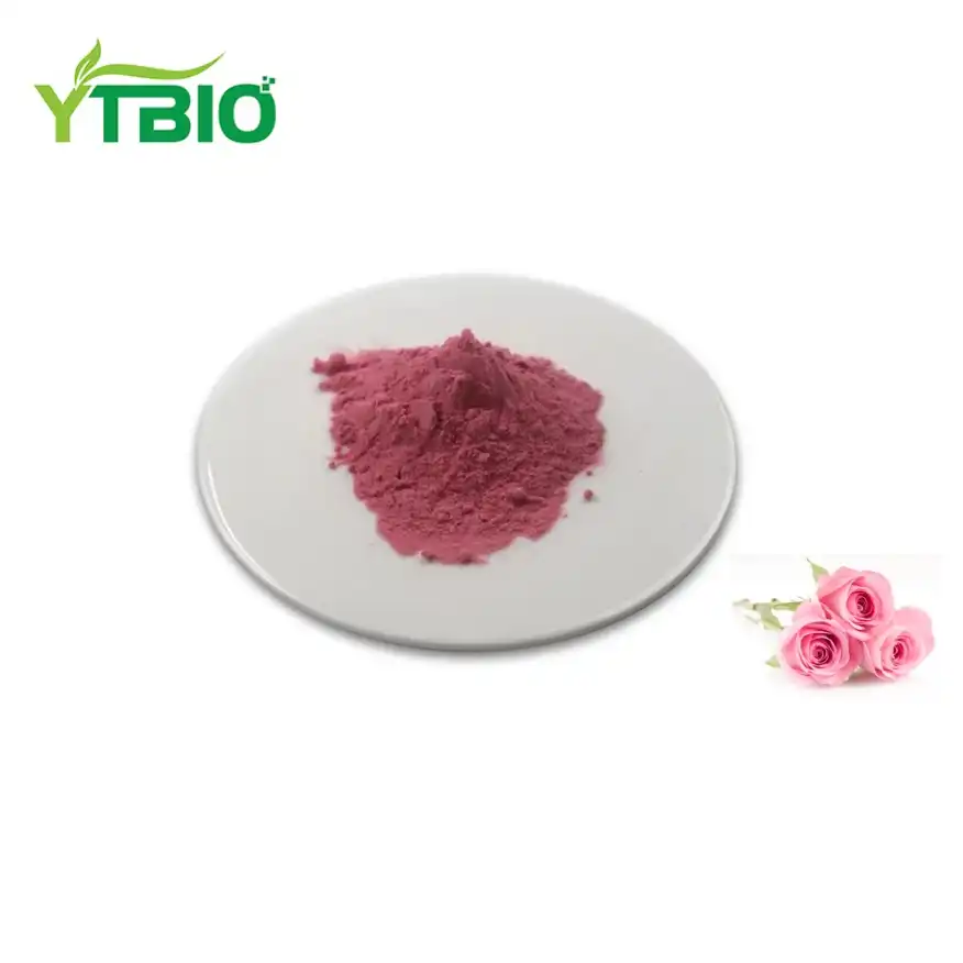 Freeze-Dried Rose Flower Powder